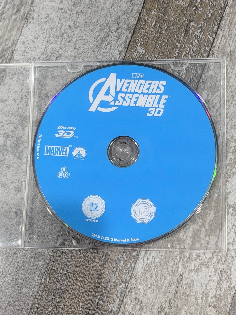 Marvel Avengers Assemble 3D Blu-ray Disc DVD